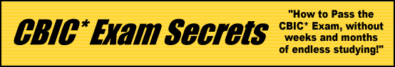 CBIC Exam Secrets- How to Pass the CBIC Test