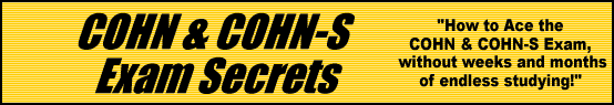 COHN Exam Secrets- How to Pass the COHN Test