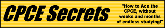 CPCE Secrets- How to Pass the CPCE Test