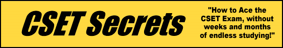 CSET Secrets- How to Pass the CSET