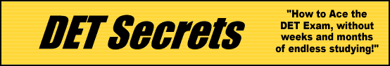 DET Secrets- How to Ace the DET
