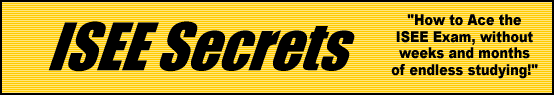 ISEE Secrets- How to Pass the ISEE Test