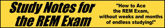 Study Notes for the REM Exam- How to Pass the REM Test