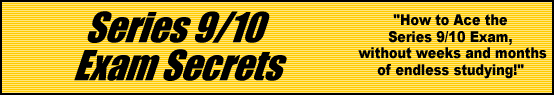 Series 9/10 Exam Secrets- How to Pass the Series 9/10 Test